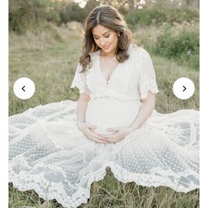 Maternity boho dress